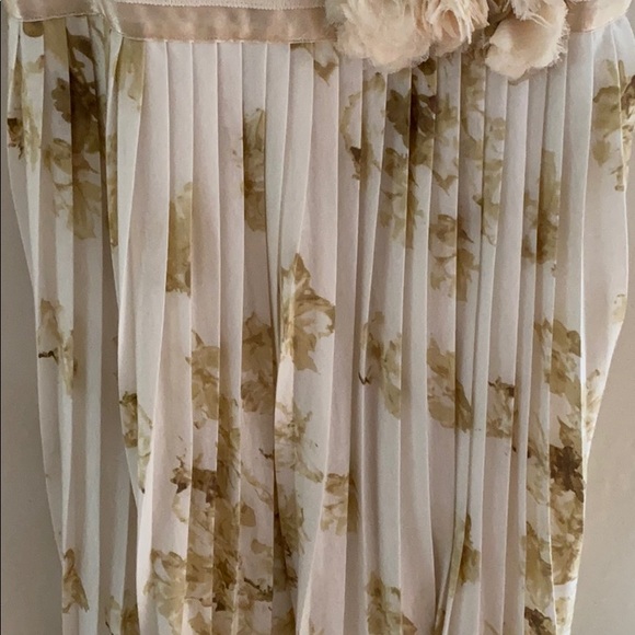 NWOT Anthropologie Deletta Pleated Floral Dress S - Picture 3 of 7